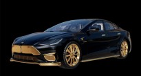 Khi xe điện Tesla được khoác lên mình “chiếc áo”...mạ vàng 24K